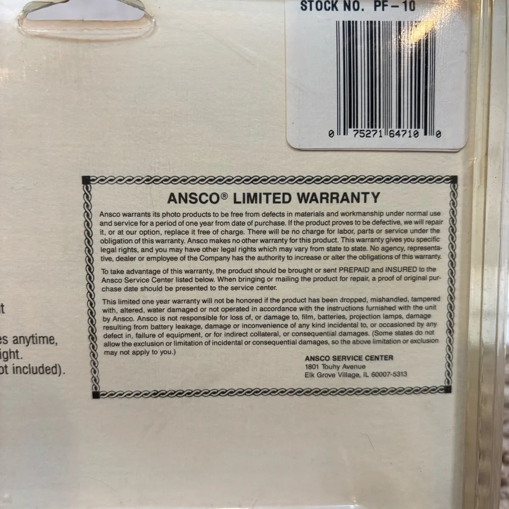 Vintage Brand New in Package Ansco 35mm Flash Camera‎